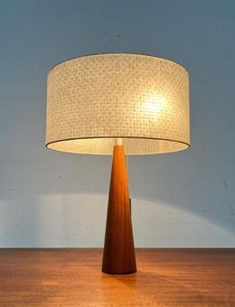 Mid Century Minimalist Teak Table Lamp Tischleuchte Space Age 60s - Hamburg Hamburg-Nord