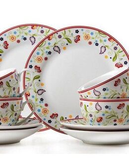Ritzenhoff & Breker Kaffeeservice Geschirr-Set, Service (18-tlg), 6 Personen, Porzellan, 18 Teile, für 6 Personen