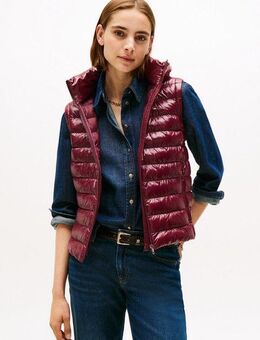 Tommy Hilfiger Steppweste LW PADDED SLIM VEST leicht glänzende Oberfläche