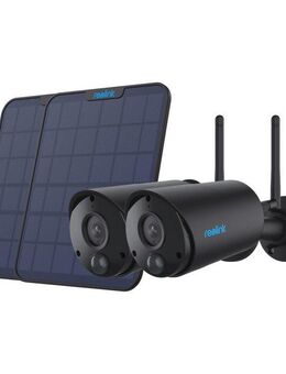 Reolink Überwachungskamera Argus Series B320 - 3MP Wi-Fi Überwachungskamera Aussen Akku (Außenbereich, Personen-/Autoerkennung, 2-Wege-Audio, Nachtsicht, Lokale Speicherung)