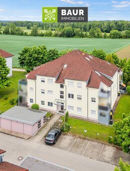 Charmante, vermietete 3 Zimmerwohnung in ruhiger und sonniger Ortsrandlage in Illertissen - Illertissen