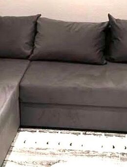 Designer Sofa Denver Samt mit Schlaf- und Klappfunktion - Bocholt