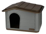 Kerbl Pet Katzenhaus Paola Eco - blau / grau: L 75 x B 59 x H 55 cm