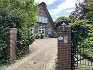 Kaufpreisreduzierung - Einmalige Gelegenheit - Fachwerk-Reetdachhaus mit Teich und Nebengebäuden - Bassum