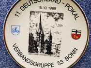 g10) Skat Wandteller Porzellanteller vom 11. Deutschland Pokal 1989 in Bonn DSKV - Garbsen