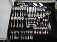Ostfriesenmuster 90er Silber 71 Besteck Teile zus. 299,- Vintage: Messer Gabeln Löffel Kuchengabeln Tortenheber Gebäckzange Sahnelöffel Zuckerlöffel Zuckerzange Aufschnittgabel Saucenlöffel in 24944