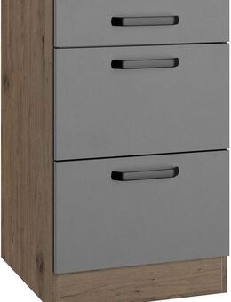 wiho Küchen Unterschrank Elba Breite 50 cm, mit zwei Auszügen