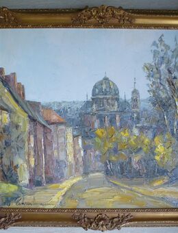 Adolf Christmann, Ölgemälde Kirche St. Johann-Baptist, Aachen - Aachen