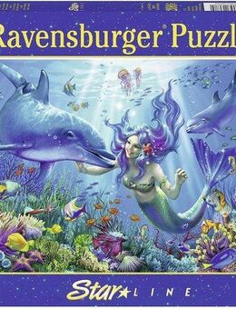 Ravensburger Puzzle Leuchtendes Unterwasserparadies, 200 Puzzleteile, leuchtet im Dunkeln, Made in Germany