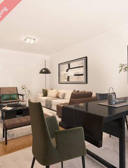 Gut geschnittene 2-Zimmer-Wohnung mit Gartenanteil und TG-Stellplatz im Herzen von Langenau - Langenau