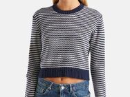 United Colors of Benetton Rundhalspullover kurze Form, gestreift