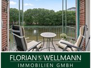 Bremen - Teerhof | 3-Zimmer-Etagenwohnung mit moderner Ausstattung, Südwestbalkon und Blick auf die Kleine Weser sowie Tiefgaragenstellplatz - Bremen