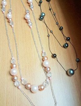 2 x Stück Modeschmuck Halsketten / Länge 130 cm + 150 cm - Verden (Aller)
