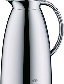 Alfi Isolierkanne GUSTO, mit Hartglaseinsatz, 1 l, (1-St), 12h heiß & 24 kalt, Drehverschluss mit bequemem Druckknopf