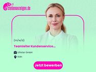 Teamleiter Kundenservice (Mensch*) - Köln