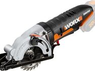 Worx Akku-Handkreissäge WX527.9 WorxSaw, Tauch- & Sägeschnitte bis zu 27 mm, ohne Akku & Ladegerät