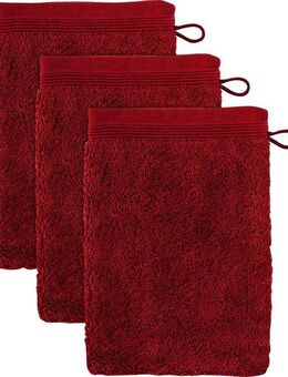 Möve Waschhandschuh Superwuschel, (Set, 3-St), Waschhandschuh Set mit Bordüre, 100% Premium Cotton Baumwolle, weich