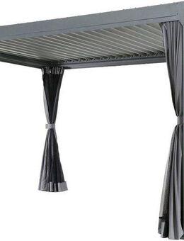 KONIFERA Pavillon Palma, mit 8 Seitenteilen, Pergola, mit Lamellendach