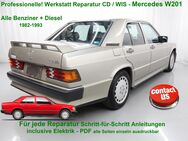 Mercedes 190 W201 201 Azzurro Werkstatt WIS Service Reparatur CD Werkstatthandbuch - Bad Heilbrunn