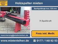 Holzspalter 7t mieten leihen in Herne - Herne