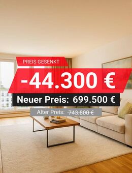 Preisnachlass: Bezugsfertige 4-Zimmer-Wohnung mit Süd-Loggia in ruhiger Lage - Wiesbaden