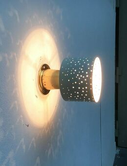 Mid Century Perforated Lamp Ernest Igl zu 50er 60er Teak - Hamburg Hamburg-Nord