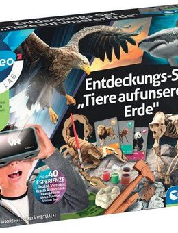 Clementoni® Experimentierkasten Galileo Lab, Entdeckungs-Set, Tiere auf unserer Erde, Made in Europe