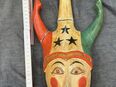 Alter grosser Holz Kopf Clown Puppenkopf Kopfskulptur 33 cm in 50672