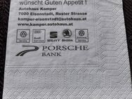 PORSCHE BANK Östereich Serviette ungebraucht Sammlungsauflösung - Zwickau