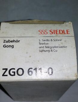 Siedle ZGO 611-0 Zubehör Gong neu in OVP. - Berlin