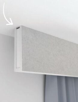 KNAUF Gardinenstangenabdeckung, 2 m breit, 15 cm, abgehängte Decke aus Gipskarton 50 x 150 x 2000 mm Deckenleiste 773619 - Wuppertal