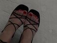 Socken inkl. polaroidfoto von Füßen meiner Frau in 30625