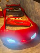 Rennwagen Auto Bett Mc Queen Disney Cars mit Matratze in Rot in 60439