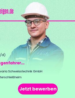Anlagenfahrer (m/w/d) - Unterschleißheim