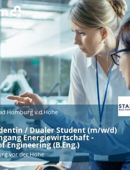 Duale Studentin / Dualer Student (m/w/d) im Studiengang Energiewirtschaft - Bachelor of Engineering (B.Eng.) - Bad Homburg (Höhe)