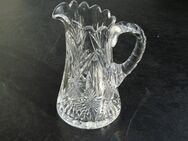 Bleikristall Gießer Zackenrand Krug 12 cm Milchgießer Vintage 3,- - Flensburg