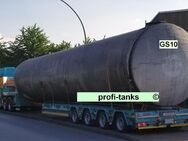 GS10 gebrauchter 100.000 L Stahltank doppelwandig Löschwassertank Lagertank Wasserzisterne Regenauffangtank ehem. Heizöltank DIN6616D - Nordhorn