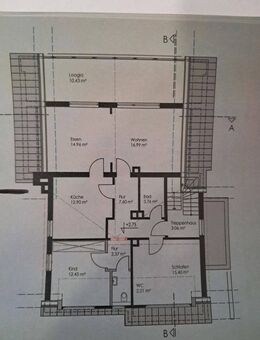 3 Zimmer- DG- Wohnung mit großem Balkon in Warstein OT Belecke zu vermieten - Warstein