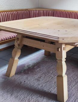 Voglauer Anno 1900 Essgruppe – Eckbank, Tisch mit abgeschrägten Ecken, 3 Stühle – 69509 Mörlenbach - Mörlenbach