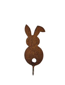 Mini Knickohrhase zum Schrauben Edelrost Hase Ostern - Kraftisried