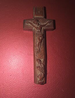 Reliquien Kreuz geschnitzt um1800 - Mechernich