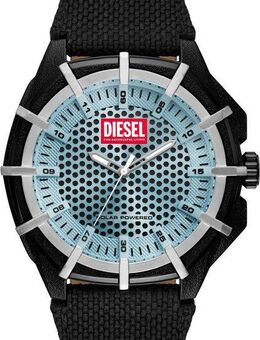 Diesel Solaruhr FRAMED DZ4679, Armbanduhr, Herrenuhr, Textil-/Lederarmband, analog