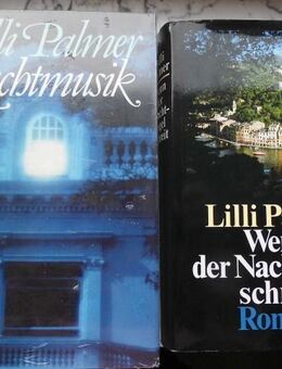 Lilli Palmer: Nachtmusik, originalverpackt+Wenn der Nachtvogel schreit. 2 Bücher / Hardcover zusammen nur 3,- - Flensburg