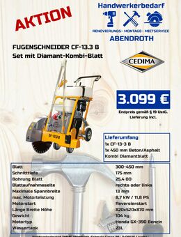 CEDIMA FUGENSCHNEIDER CF-13.3 B - AKTION - Laucha (Unstrut) Kirchscheidungen