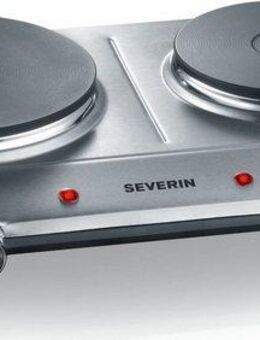 Severin Doppelkochplatte DK 1014, ca. 2.500 W, stufenlose Temperatureinstellung, 2 Regler