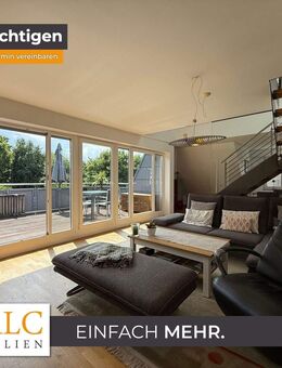 Exklusive Penthouse-Wohnung mit zwei Balkonen und Gemeinschaftsgarten - Baujahr 2008 - Bottrop