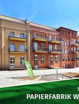 ERSTBEZUG sanierte Papierfabrik | modernes Appartement mit West-Terrasse, Bad mit Dusche u.v.m. - Schkeuditz
