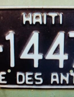 Nummernschild Haiti - Kirchheim (Teck)