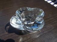 Glas Design Leuchter Blüte Kerzenhalter 10 cm Holmegaard ? Tischlicht 5,- - Flensburg