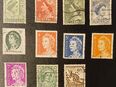 11 Briefmarken Australien, 1942 - 1971, gestempelt in 51377
